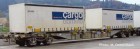 66620 Roco Container Car with 2 containers &quot;CARGO-DOMINO&quot;